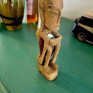 Wooden tribal art piece